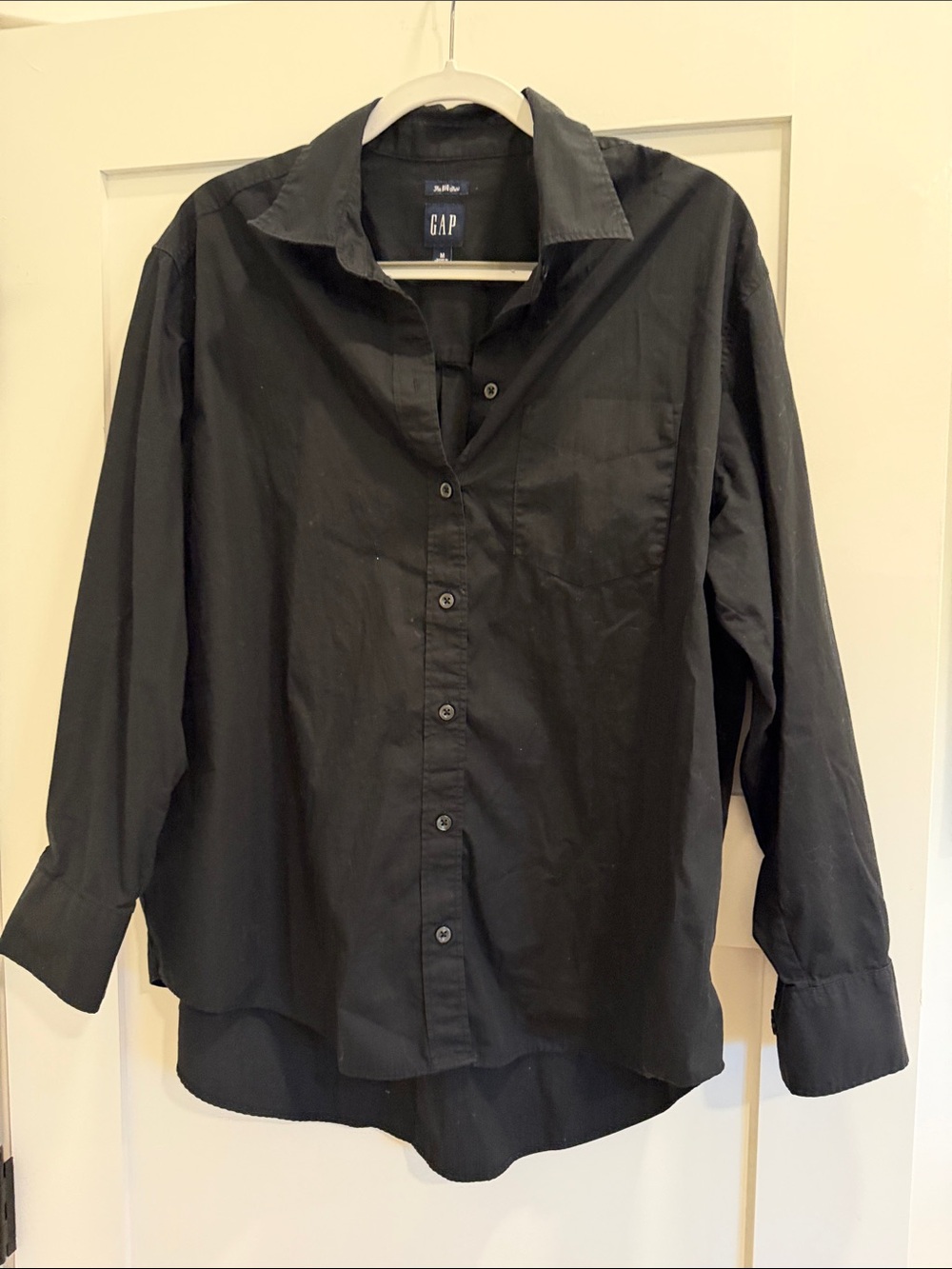 GAP Black Button-Down Shirt